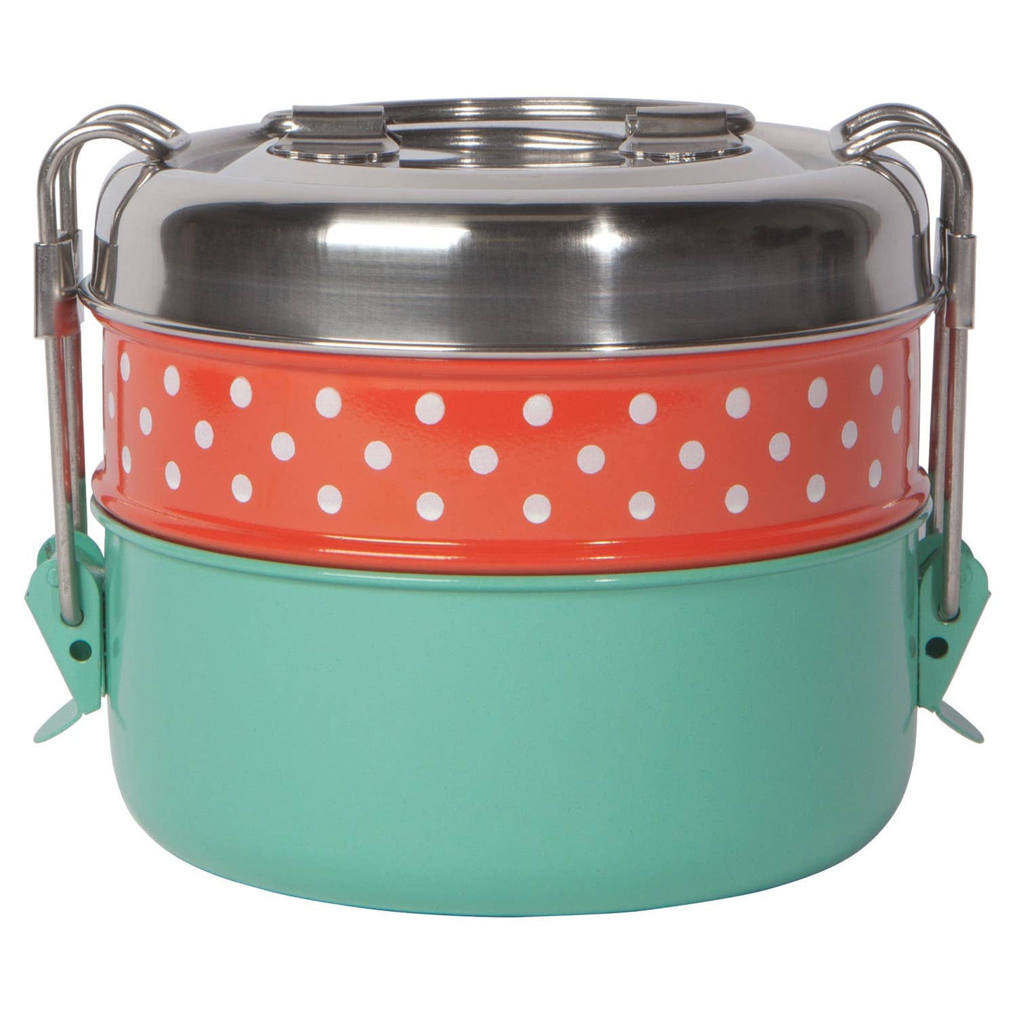 Heirloom Splendor 2 Tier Tiffin | Stainless Steel Stack Lunch Box Meal Container