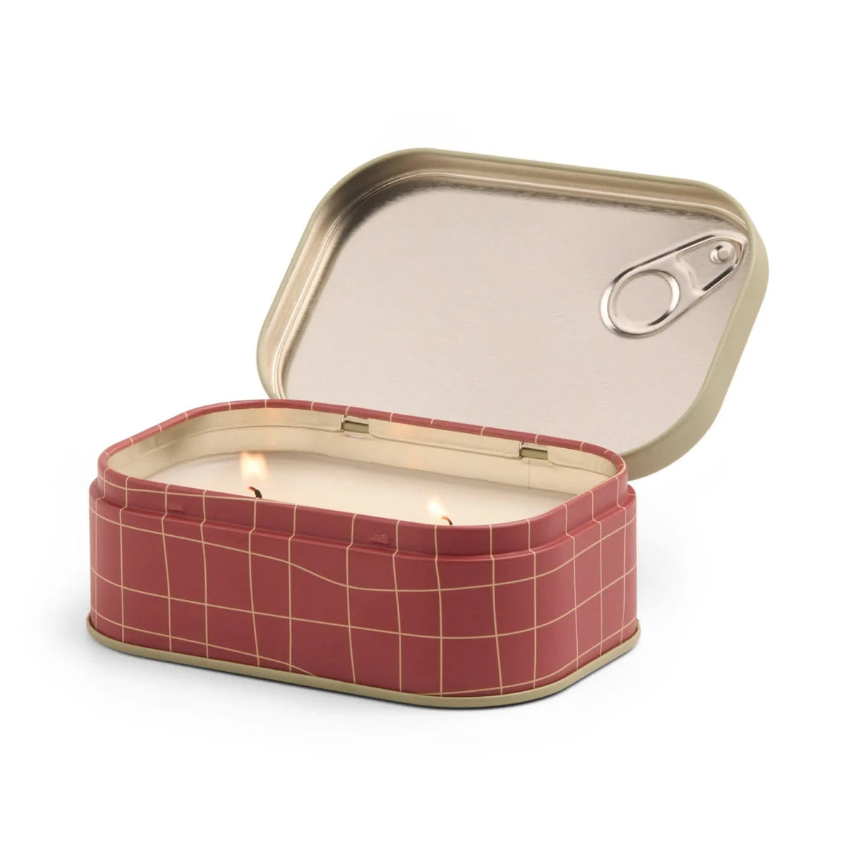 Heirloom Tomato Bistro Tin Candle - open