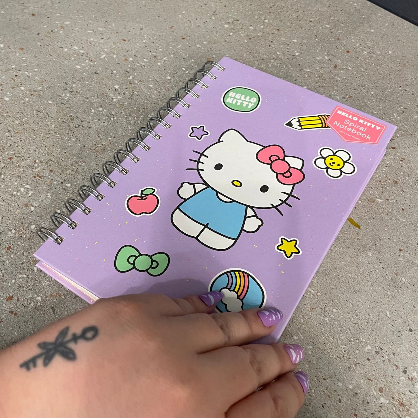 Hello Kitty Science Rules Medium Spiral Notebook | Hardcover Wire-o Bound Journal | 160Lined Pages