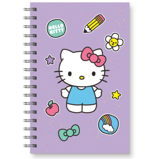 Hello Kitty Science Rules Medium Spiral Notebook | Hardcover Wire-o Bound Journal | 160Lined Pages