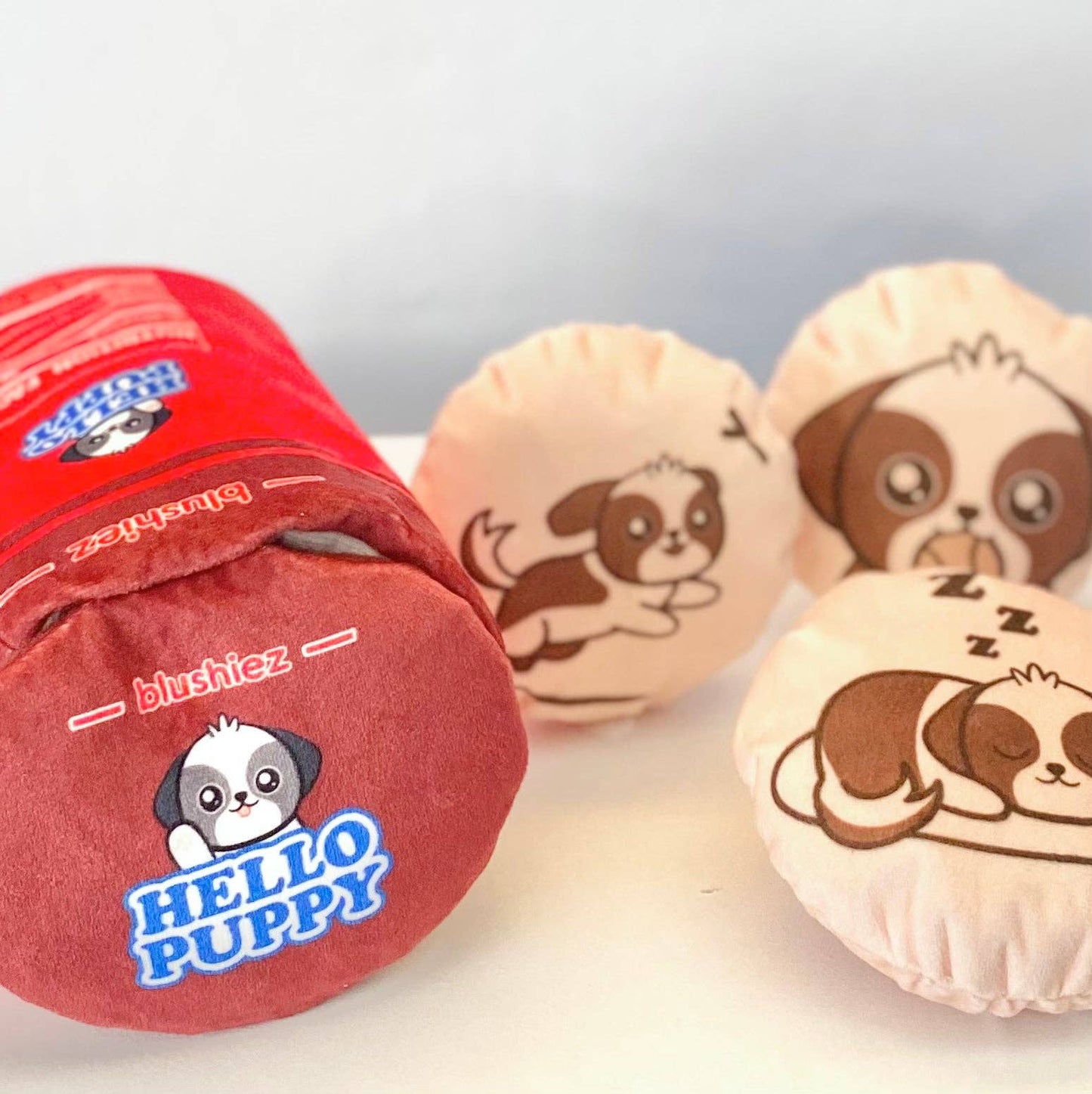 Hello Puppy 4 Piece Dog Toy | Asian Snack Food Theme-Blushiez-The Bullish Store