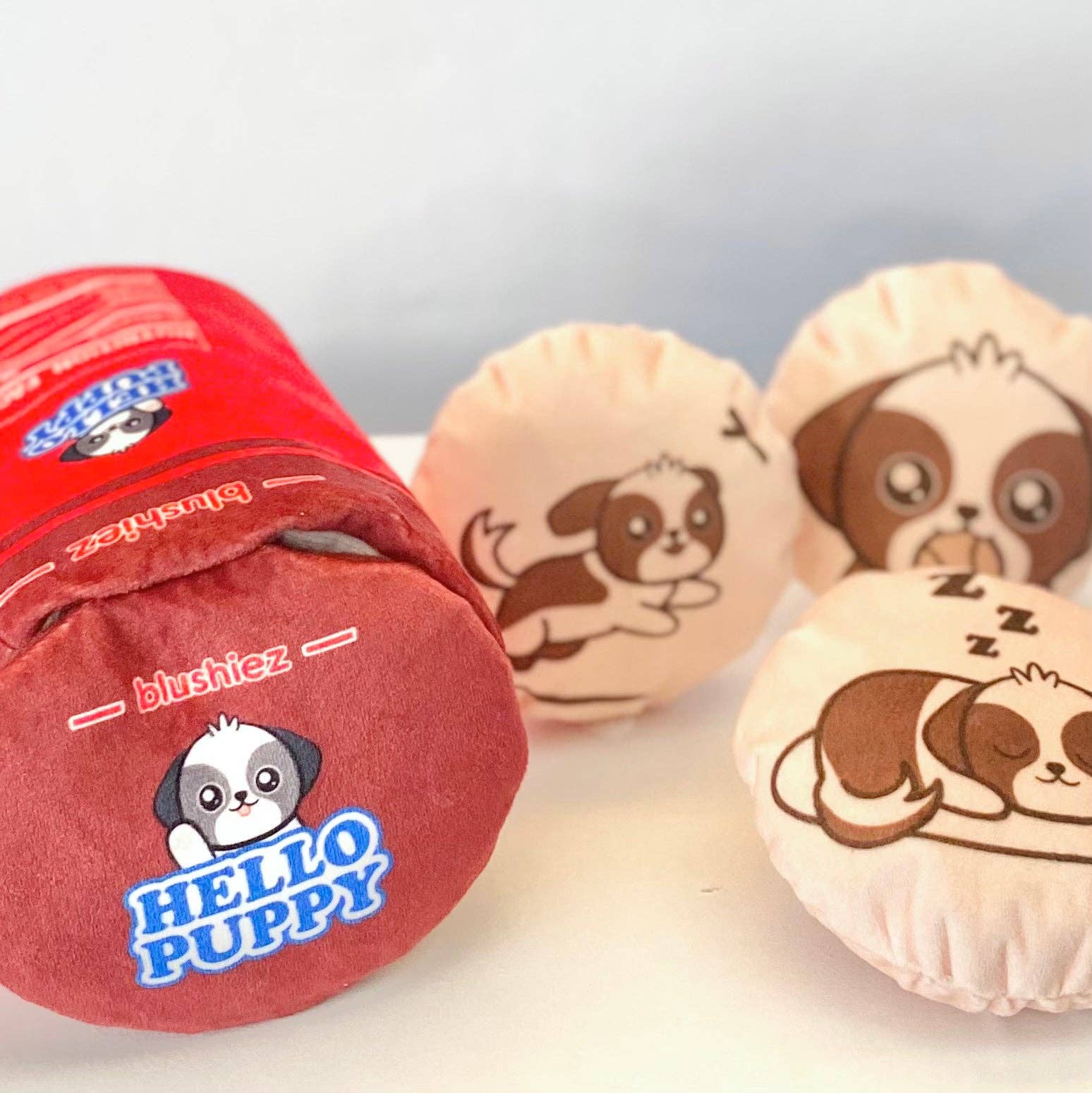 Hello Puppy 4 Piece Dog Toy | Asian Snack Food Theme-Blushiez-The Bullish Store