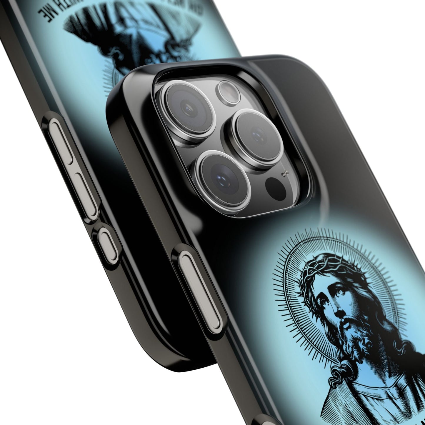 He's Not With Me Jesus Slim Phone Case - Many iPhone Models Available