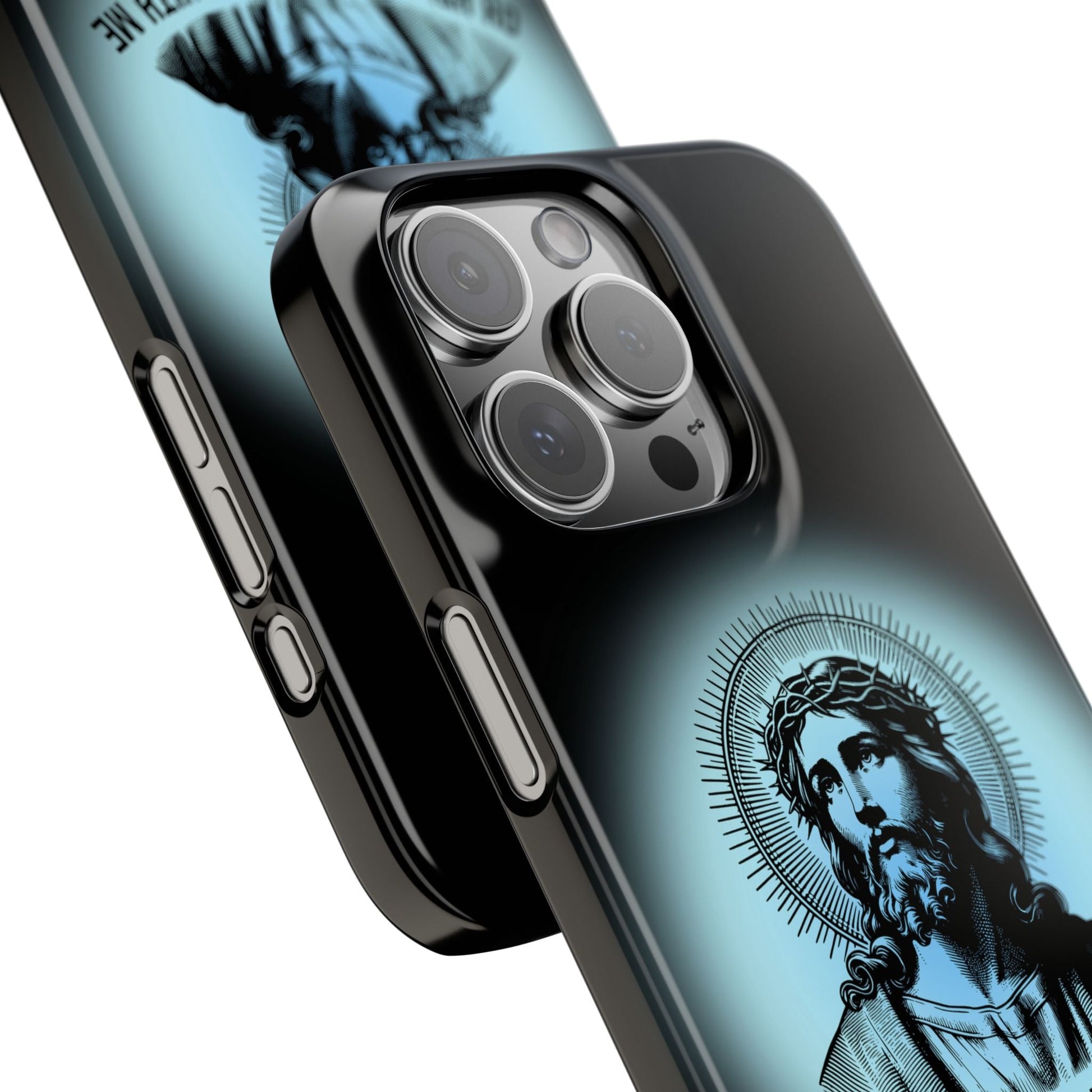 He's Not With Me Jesus Slim Phone Case - Many iPhone Models Available