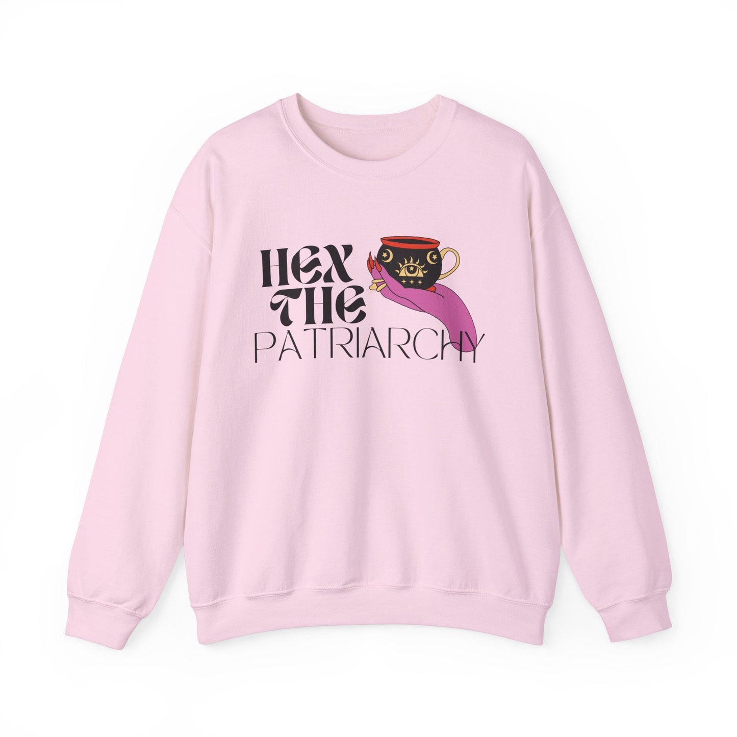 Hex the Patriarchy Unisex Heavy Blend™ Crewneck Sweatshirt