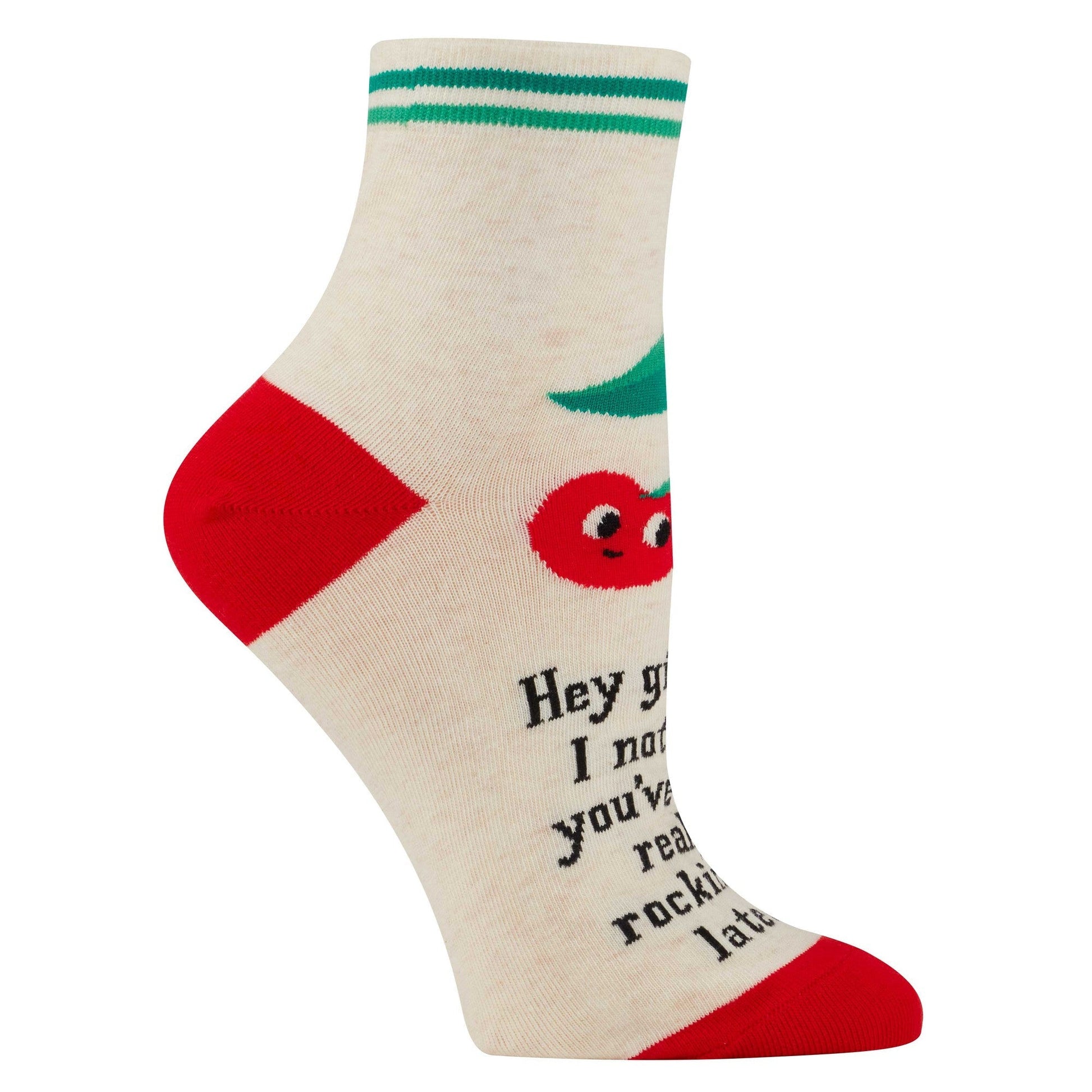 Hey Girl Hey! I Noticed You've Been Really Rocking It Lately Women's Ankle Socks | BlueQ at GetBullish