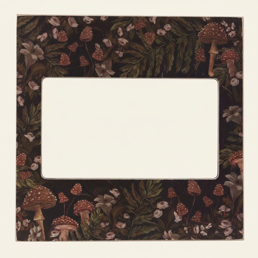 Hidden Garden Photo Frame | Moody Floral Picture Frame | 5" x 3"