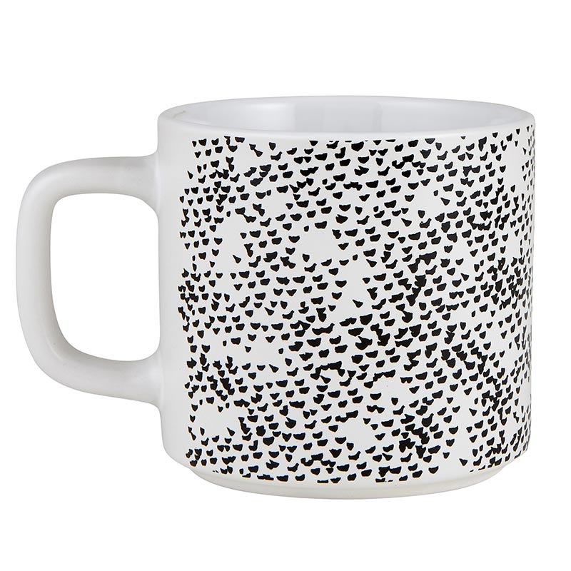Hidden Message Every Moment Is A Fresh Beginning Stackable Mug | Stoneware Coffee Tea Cup | 14oz.