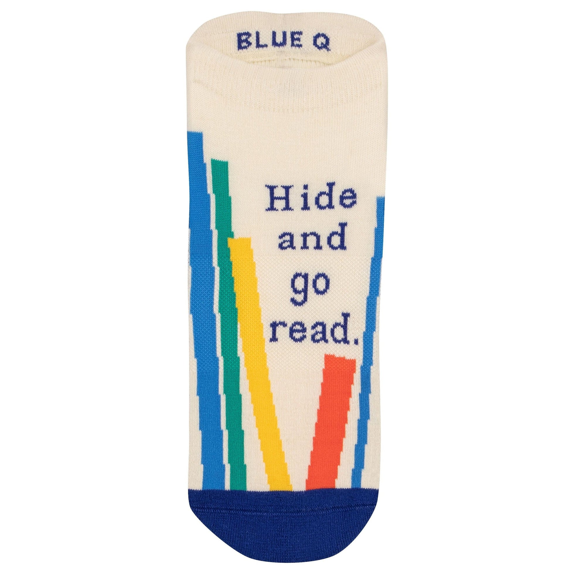 Hide and Go Read Unisex Sneaker Socks [2 Size Options]