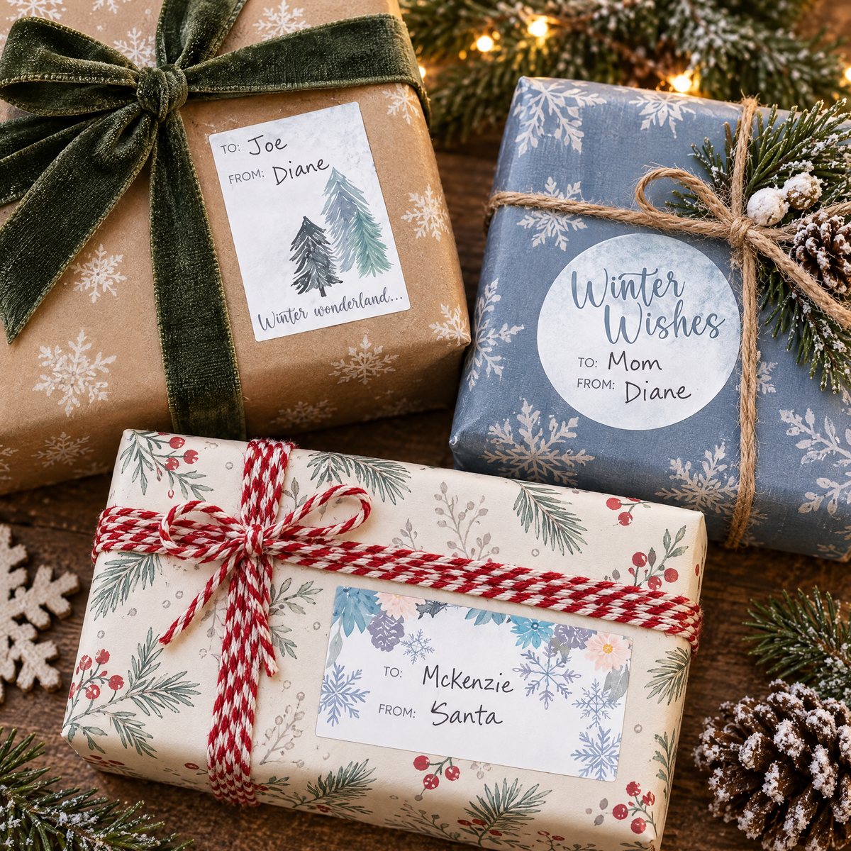 Holiday Gift Tags | 3 Festive Styles | 3 Sheets Per Pack-Creative Brands-The Bullish Store