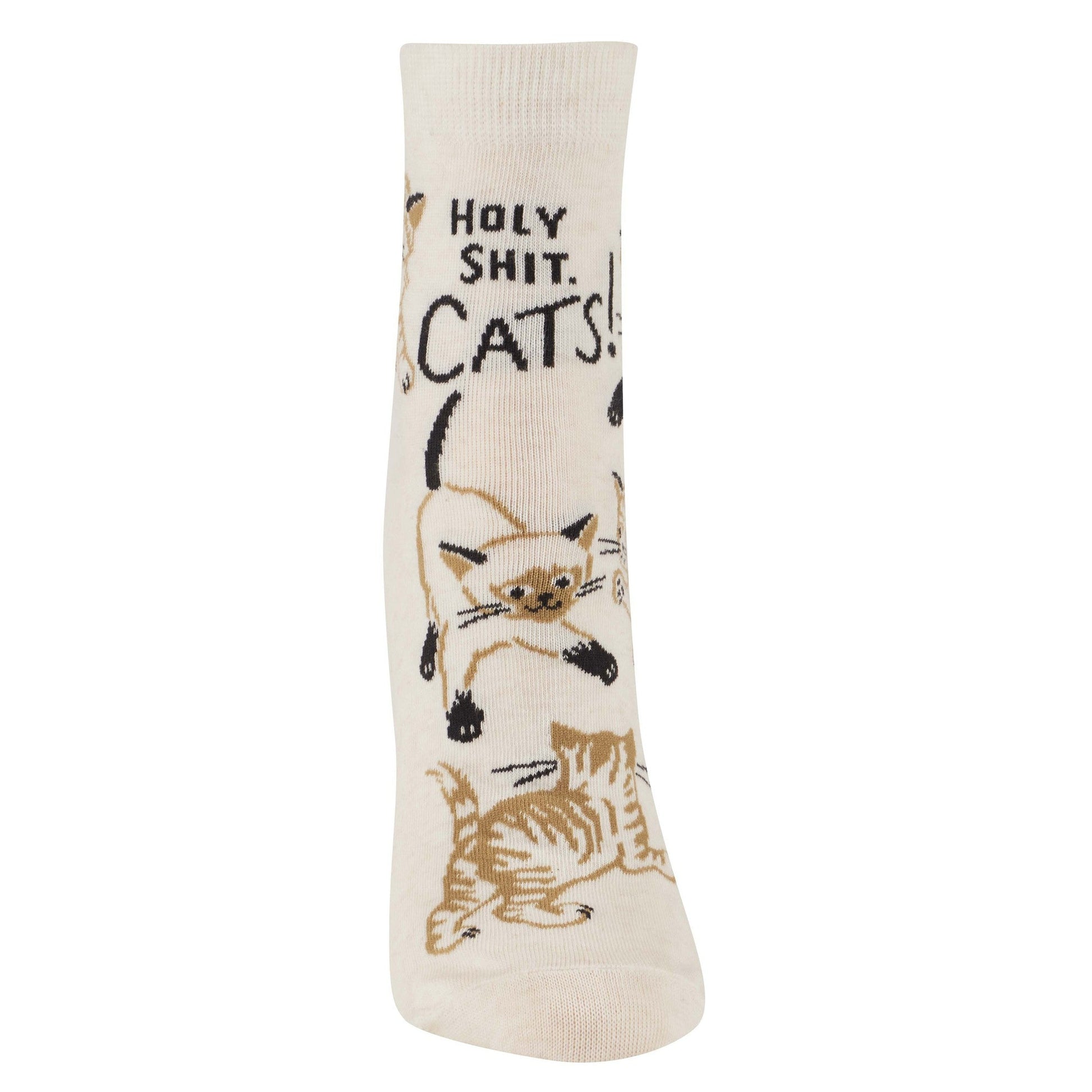 Holy Shit Cats Women's Ankle Socks | BlueQ at GetBullish