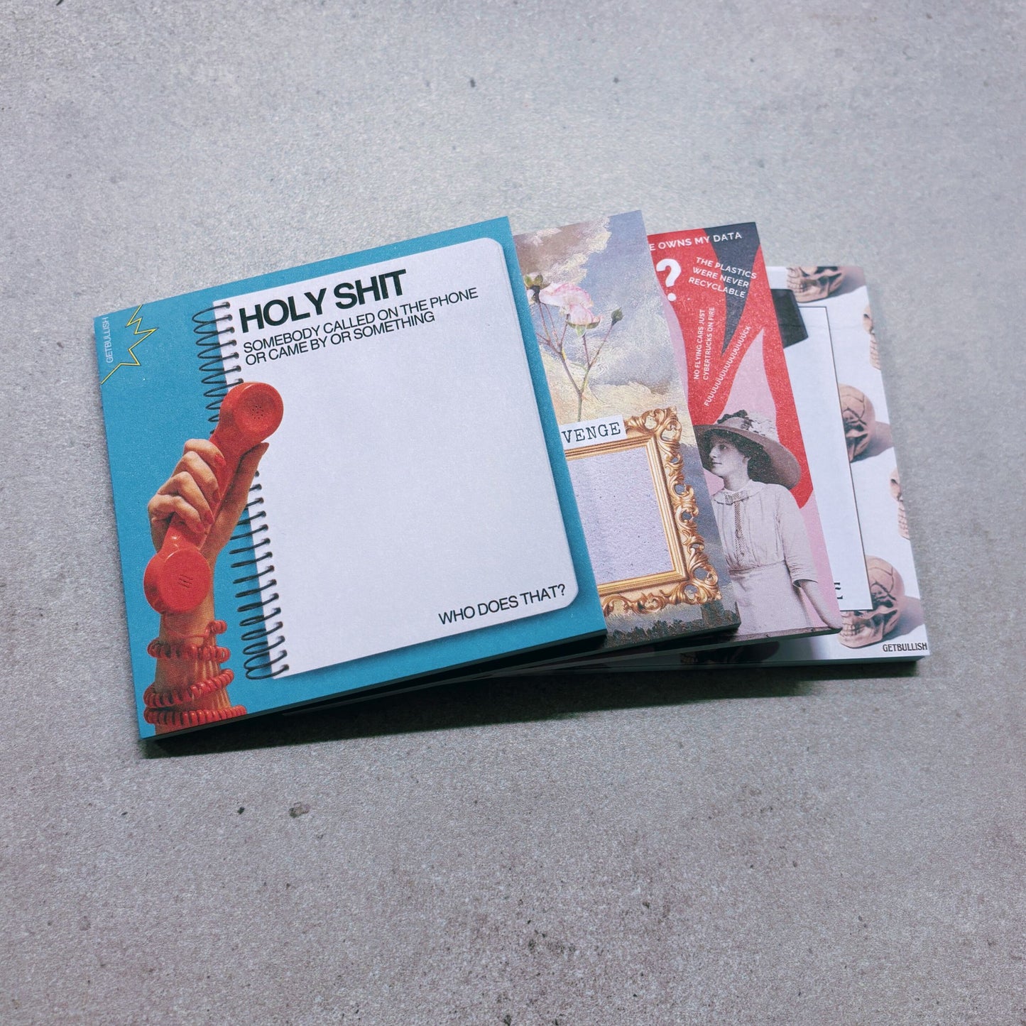 Holy Shit Jumbo Sticky Notes | Funny Office Home Notepad | 4" x 4" 50 Pages