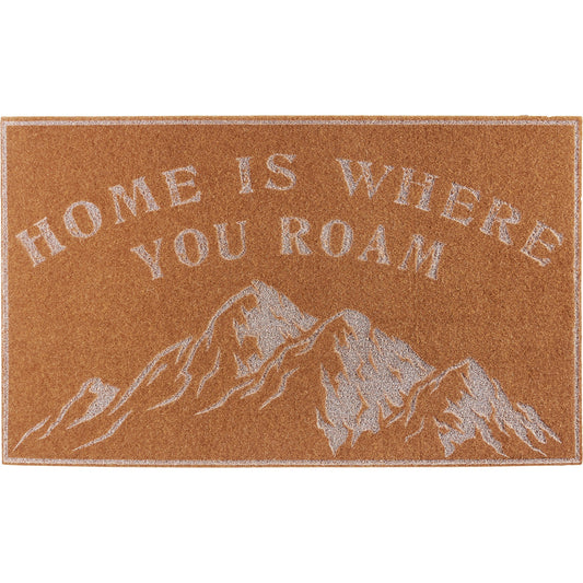 Home Is Where You Roam Rug | Indoor/Outdoor Rug | Slip-Resistant Backing | 30" x 18"