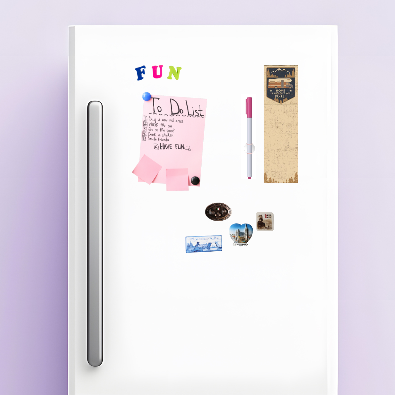 Home Is Wherever You Park It Magnetic List Notepad