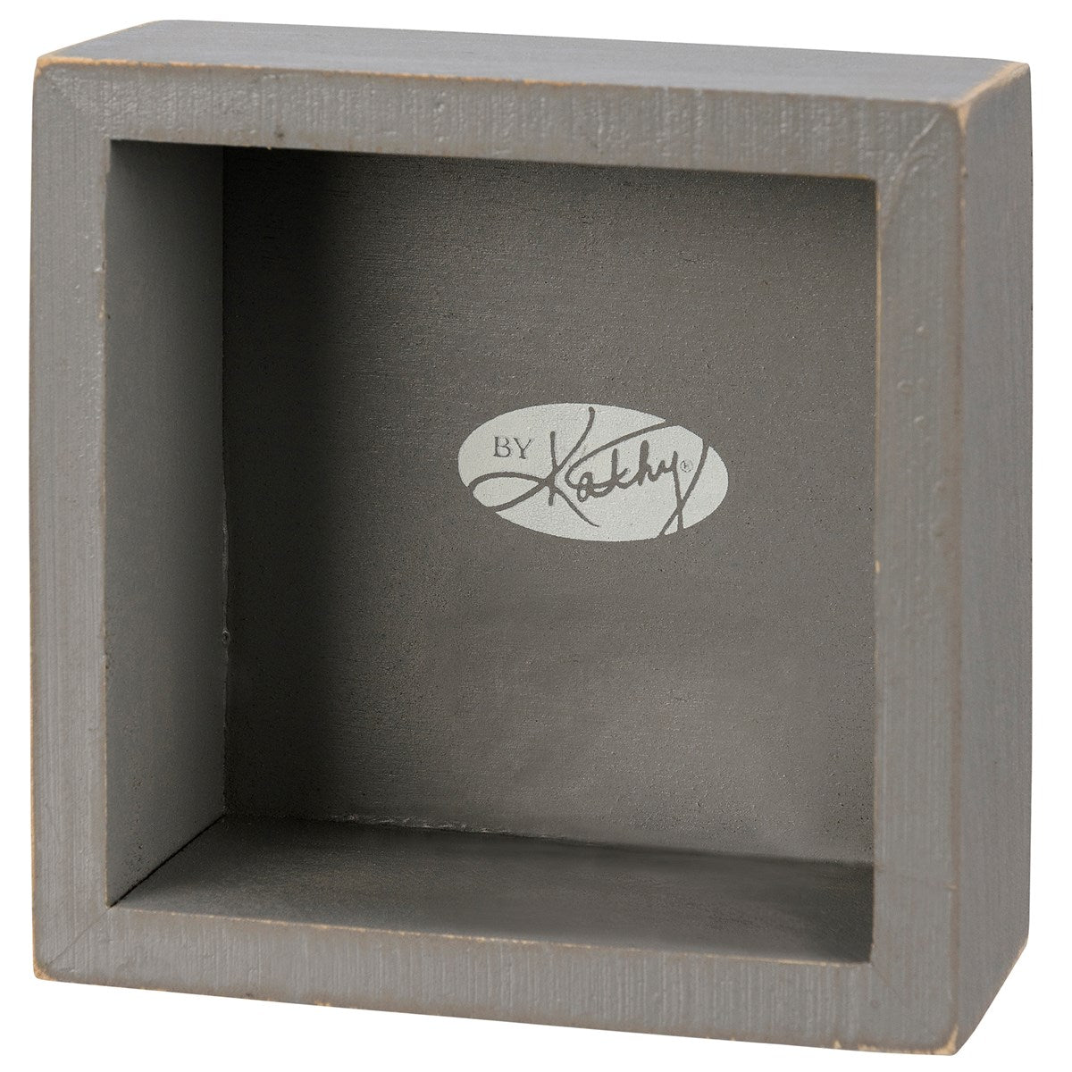 Home Office Gray Box Sign Set | Co-worker Gifts | 4" x 4"