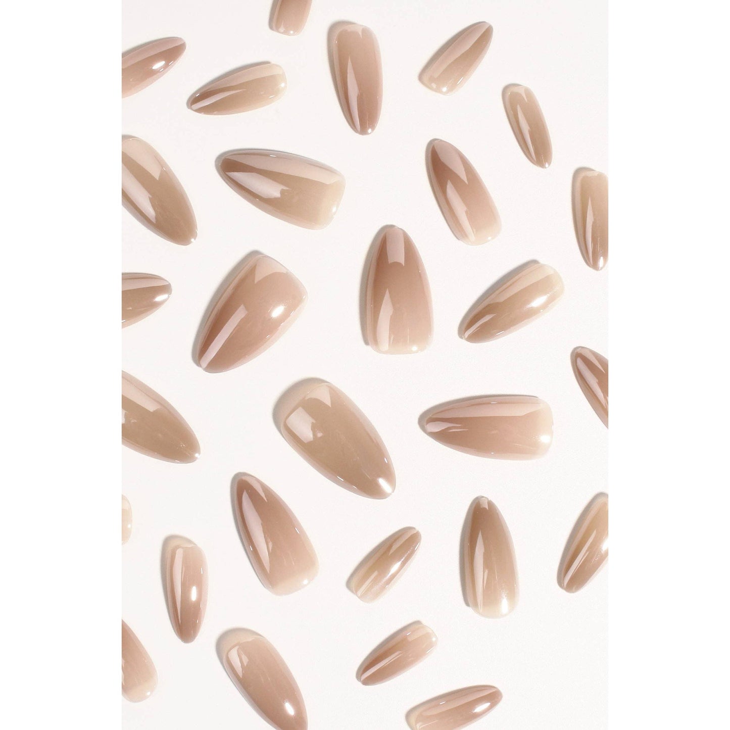 Honey Sugar Pop Press-On Nails | Golden Honey Gloss Nails | Reusable & Non-Toxic