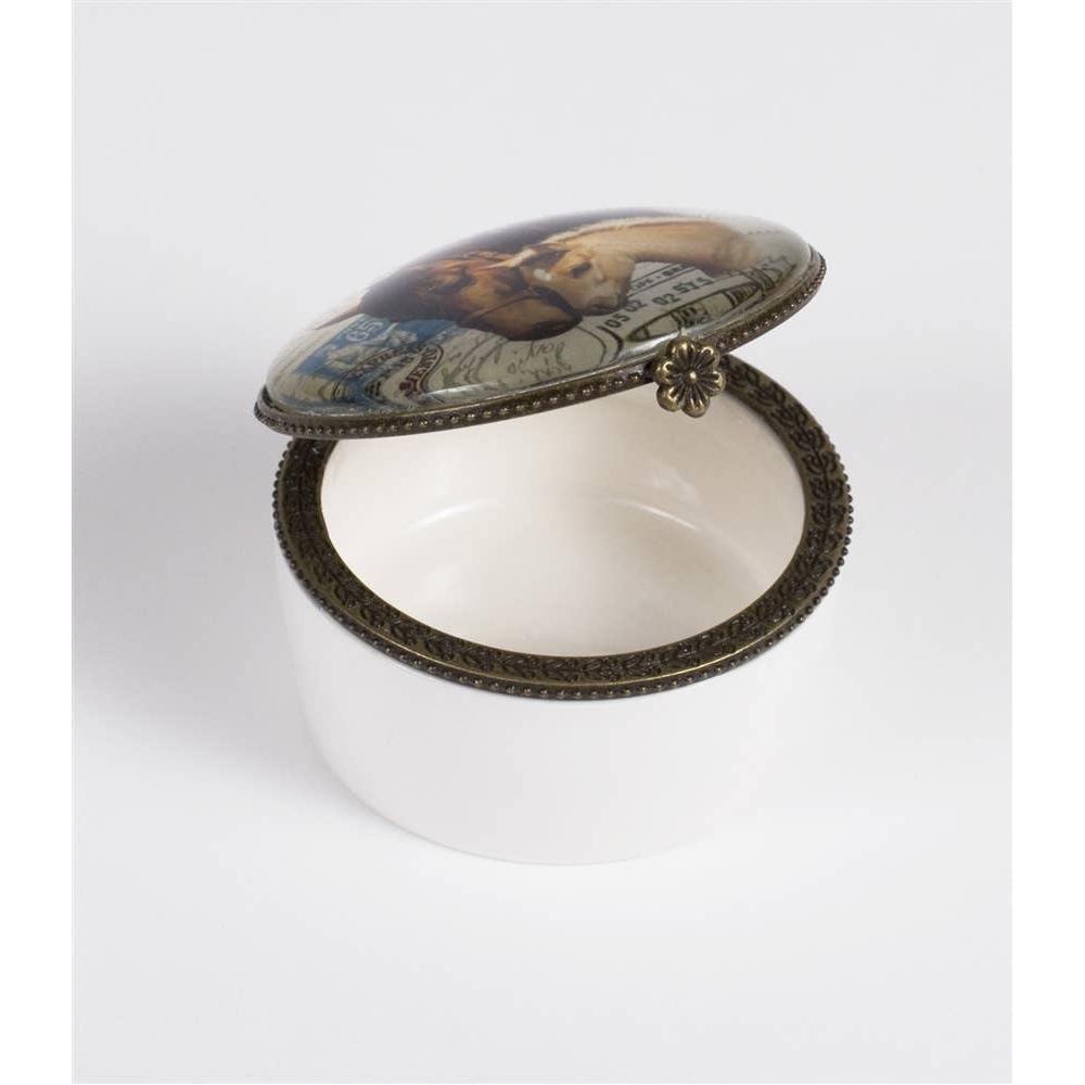 Horse Design Ceramic Keepsake Box | Giftable-Value Arts-The Bullish Store