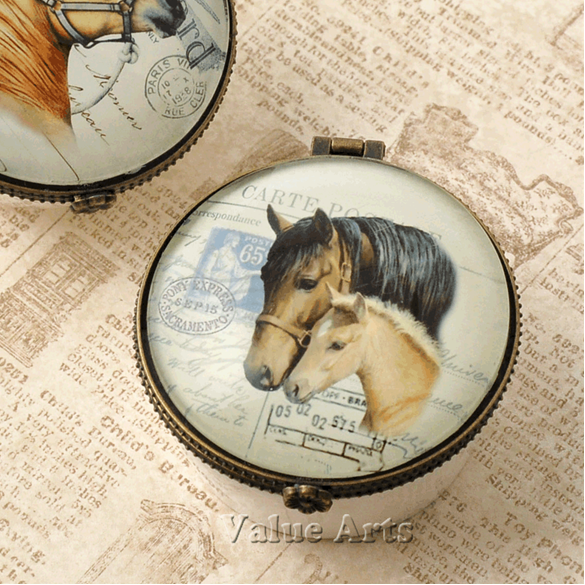 Horse Design Ceramic Keepsake Box | Giftable-Value Arts-The Bullish Store