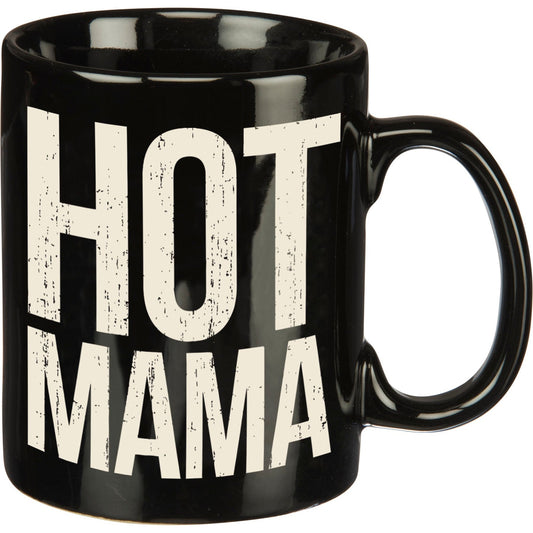 Hot Mama Large Stoneware Coffee Mug | Holds 20 oz.
