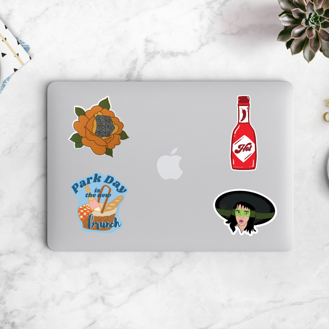 Hot Sauce Vinyl Sticker