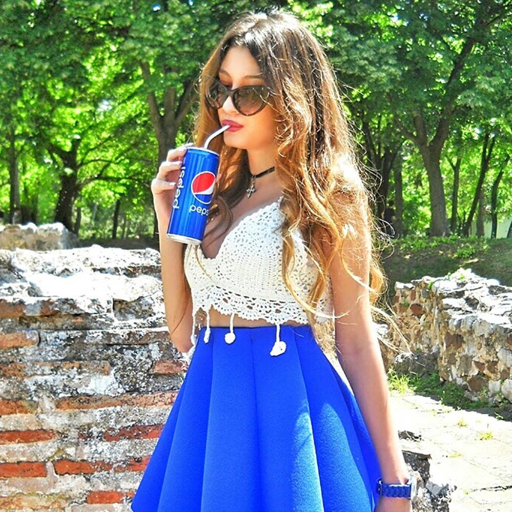 Hot Tip Vintage Pointed Cat Eye Sunglasses