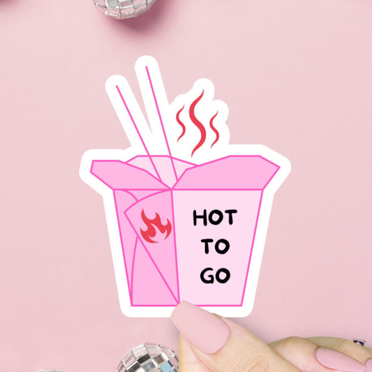 Hot To Go Sticker, Chappell Roan, Queer Pop Culture Vinyl Sticker