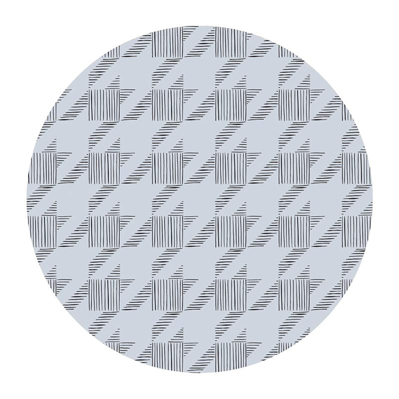 Achieve Ceramic Coaster Set | Set of 4 Floral & Houndstooth Design Beverage Coasters