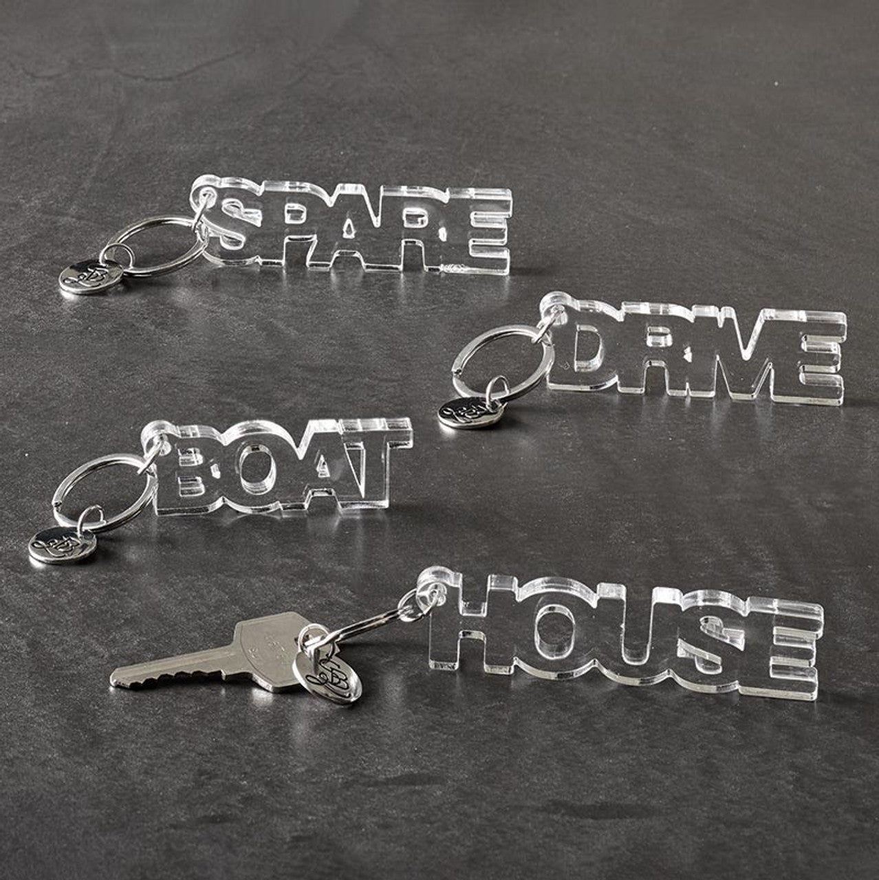 Acrylic Word Keychain - House