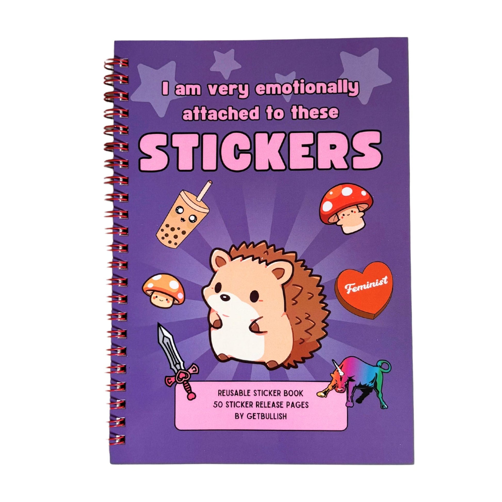 I Am Very Emotionally Attached to These Stickers Book + 8 Feminism & Politics Stickers Bundle-GetBullish-The Bullish Store