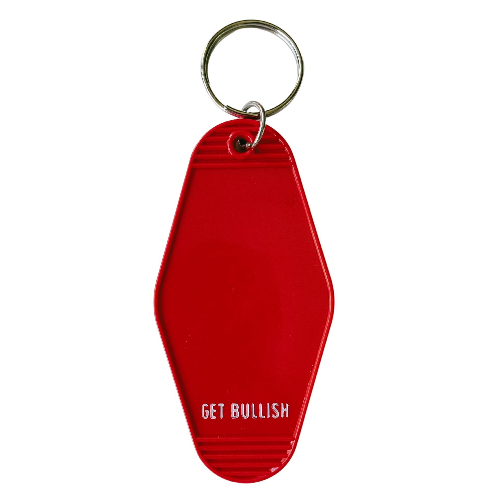 I Daresay You'd Best Not Stoke My Ire Motel Style Keychain in Red