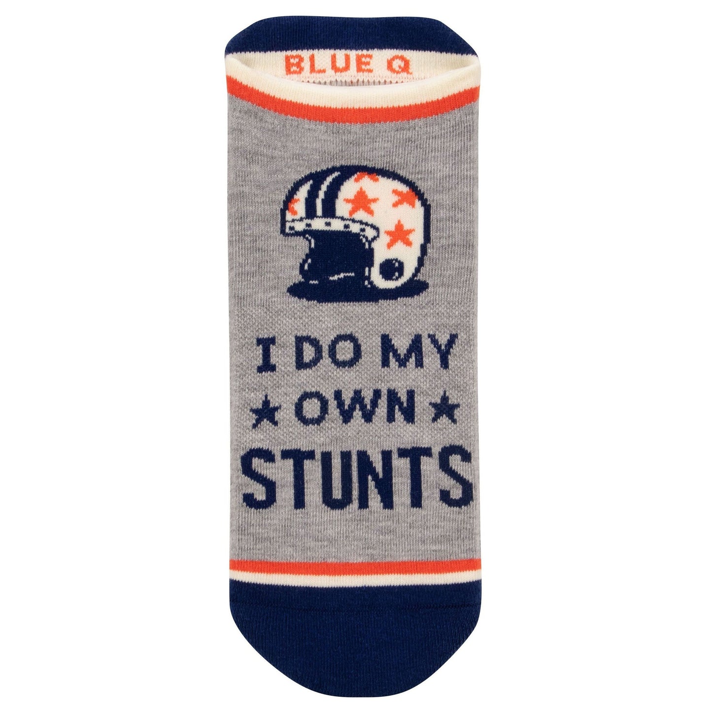 I Do My Own Stunts Men's or Unisex Sneaker Socks [2 Size Options] | BlueQ at GetBullish