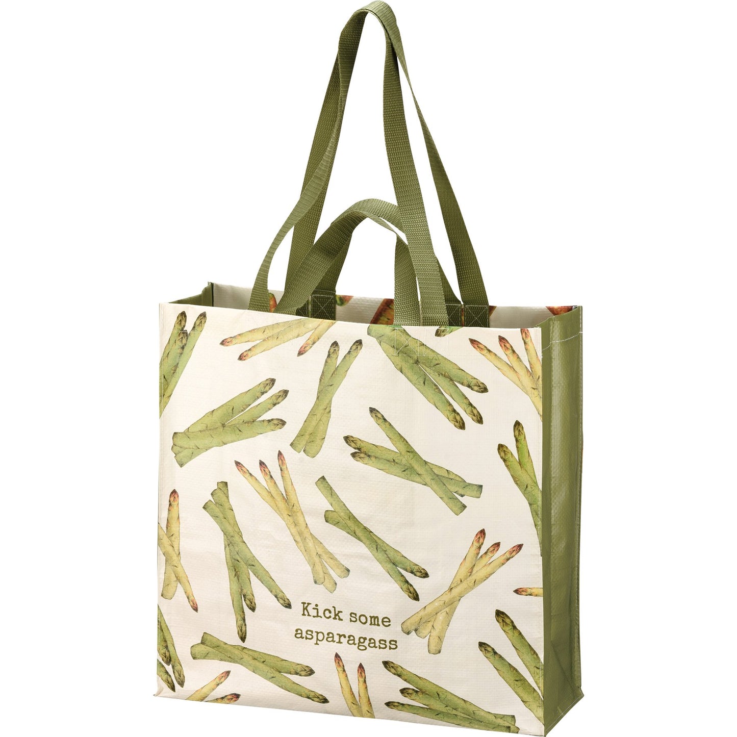I Don't Carrot All Kick Some Asparagass Market Tote Bag | 15.50" x 15.25" x 6"