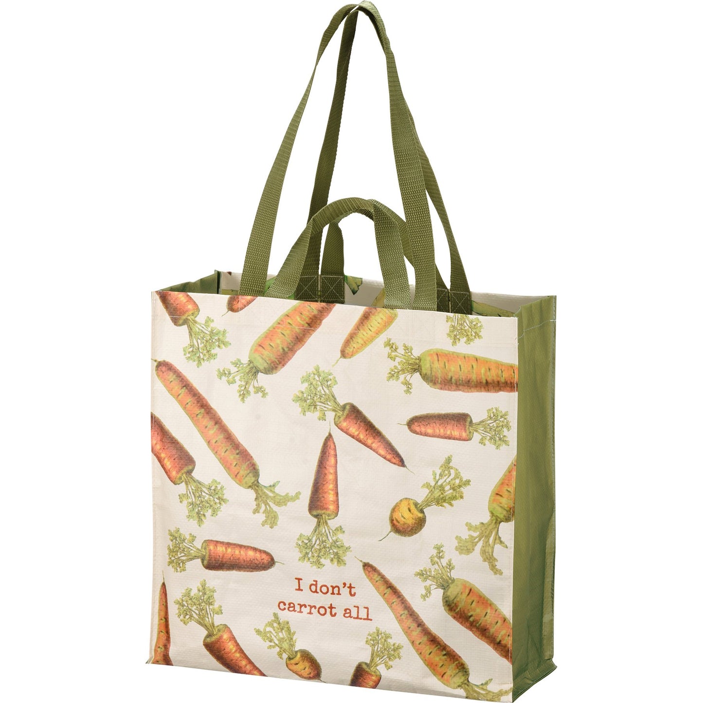 I Don't Carrot All Kick Some Asparagass Market Tote Bag | 15.50" x 15.25" x 6"
