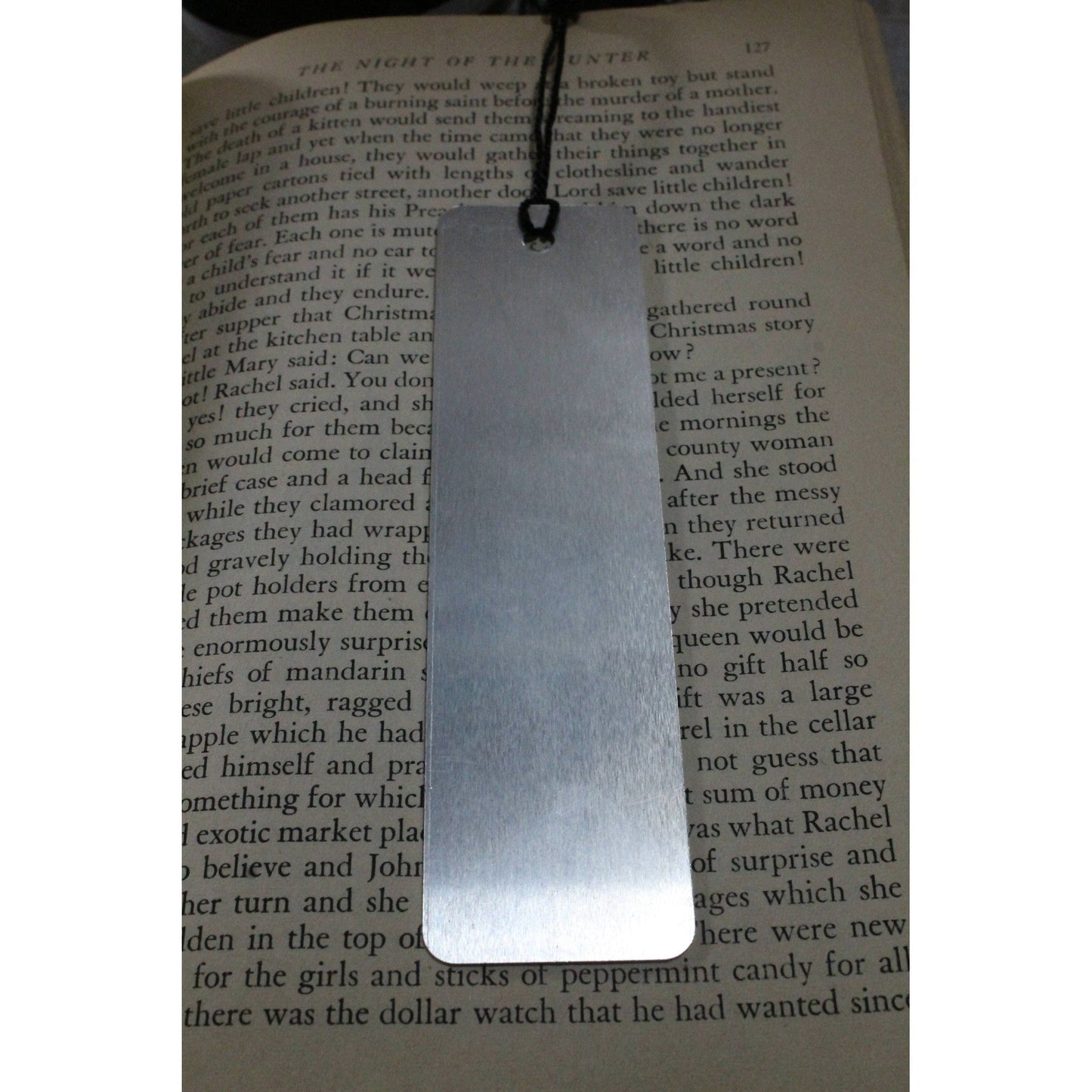 I Don't Watch Porn Hand Printed Metal Bookmark | One Sided Design Book Lovers Bibliophile Marker