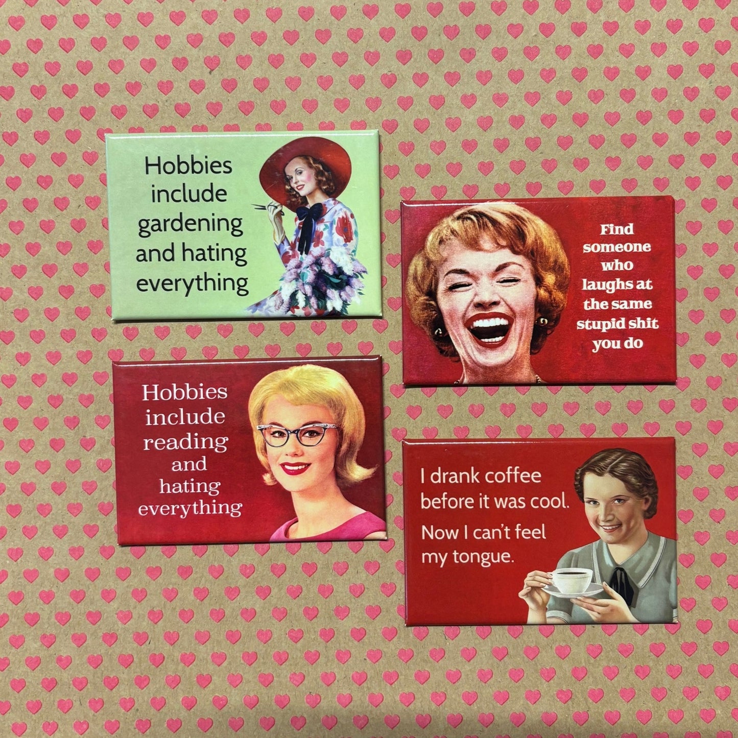 Hobbies Include Gardening And Hating Everything Refrigerator Magnet | 3" x 2"