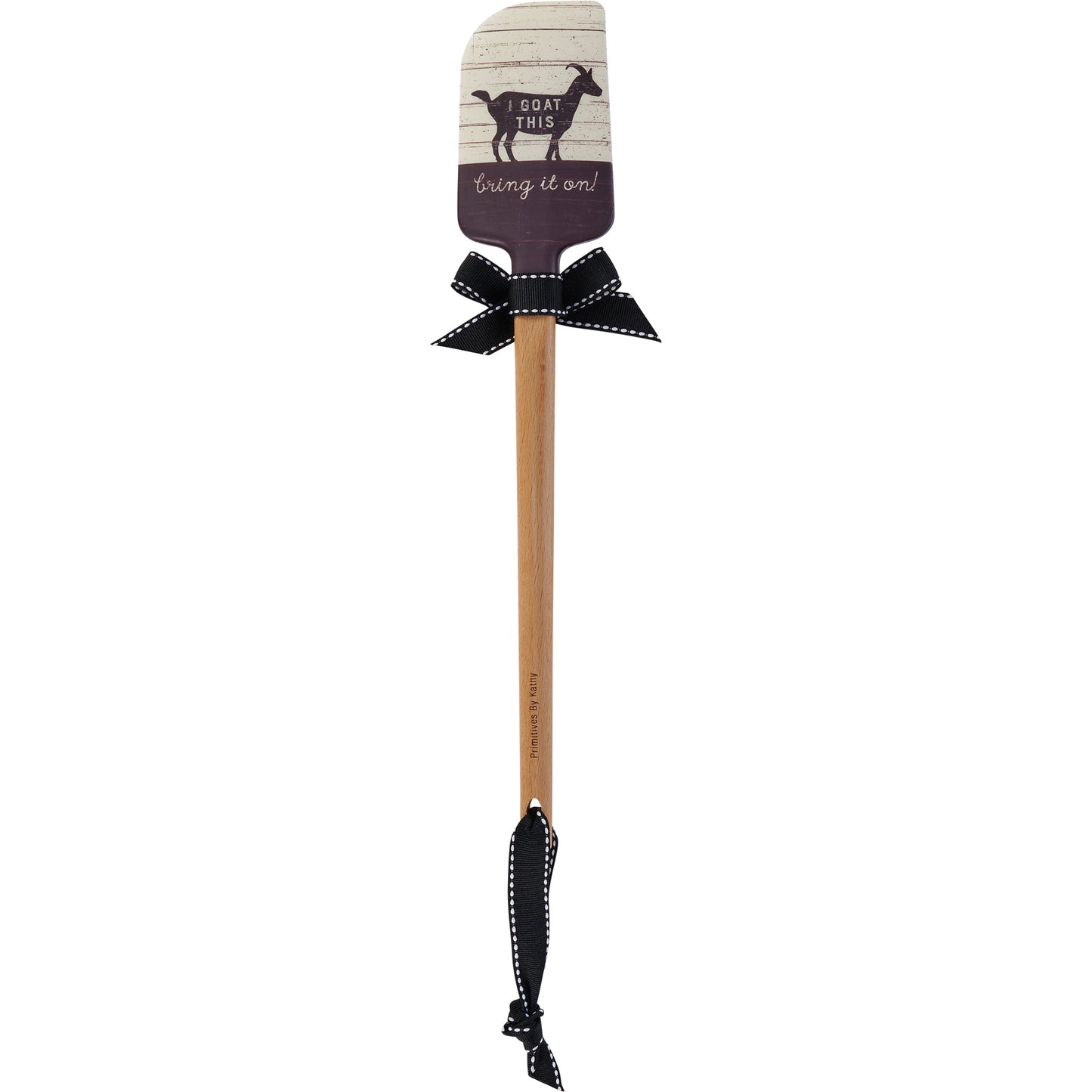 I Goat This Bring It On Silicone Spatula | Wooden Handle Double-Sided Spatula