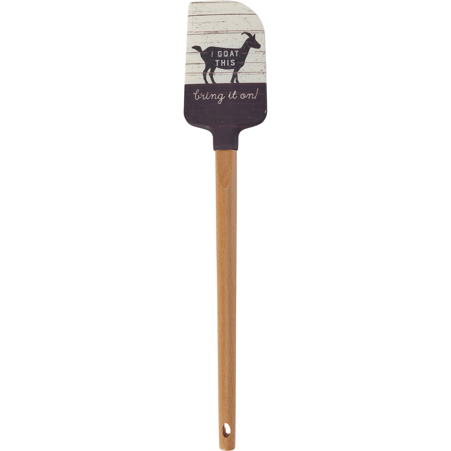 I Goat This Bring It On Silicone Spatula | Wooden Handle Double-Sided Spatula