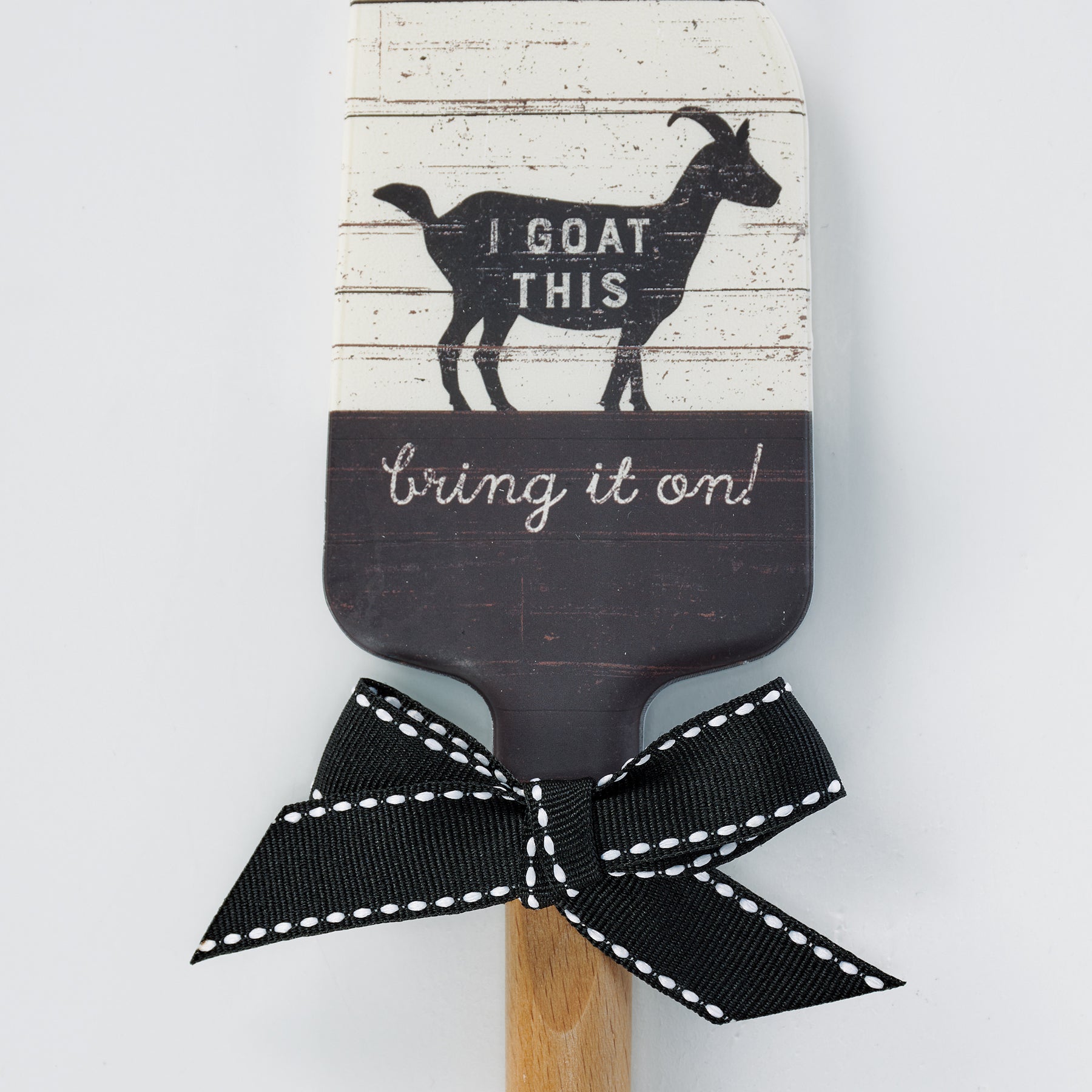 I Goat This Bring It On Silicone Spatula | Wooden Handle Double-Sided Spatula