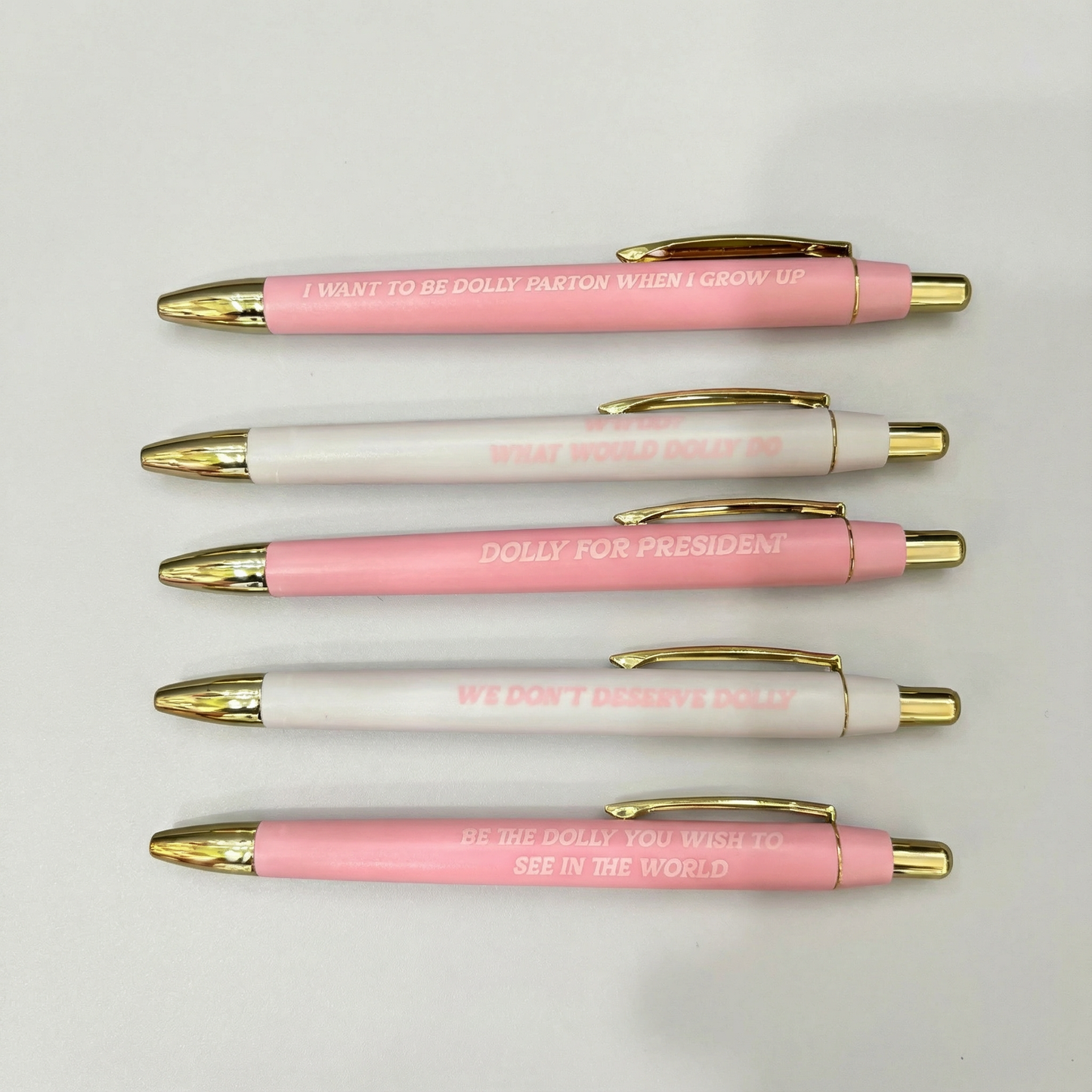 I Heart Dolly Pen Set | Dolly Parton Quote Pens | Ballpoint Pen Gift Set