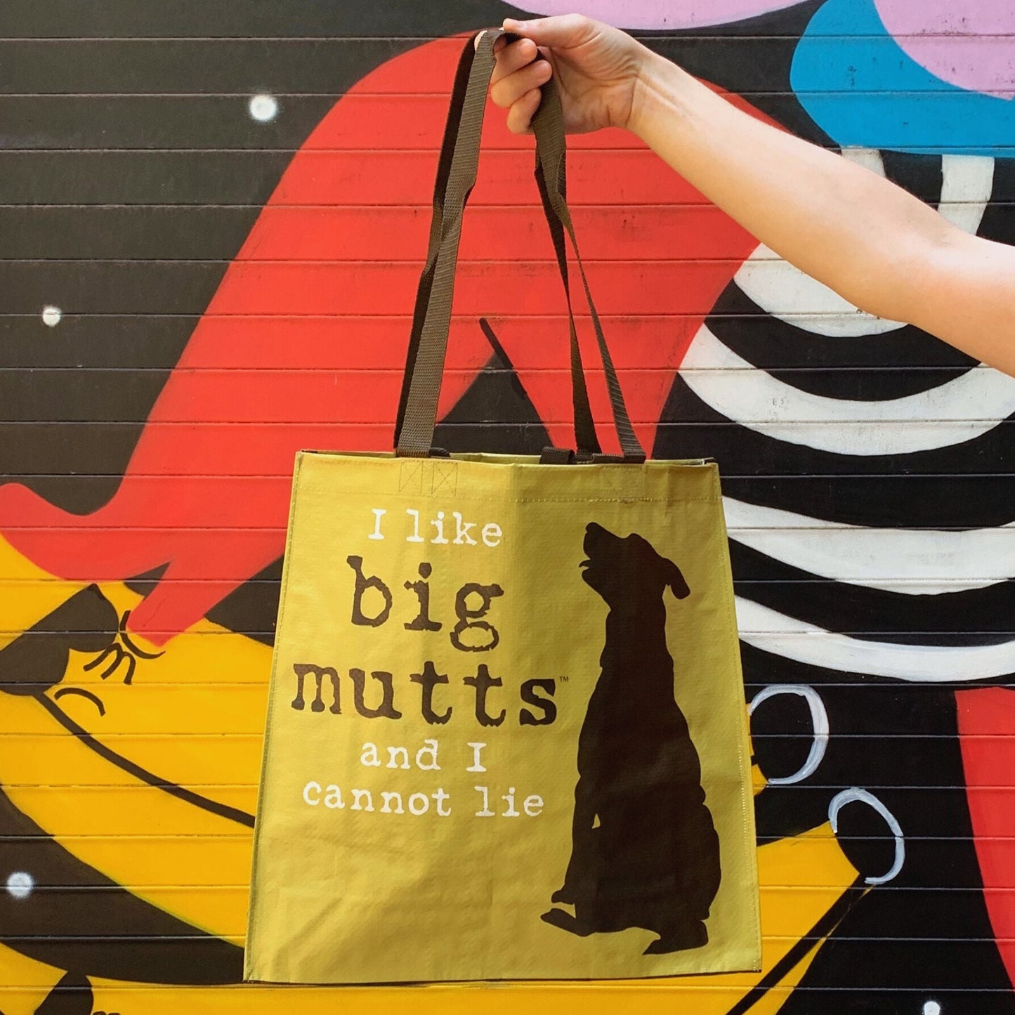 I Like Big Mutts And I Cannot Lie Market Tote Bag