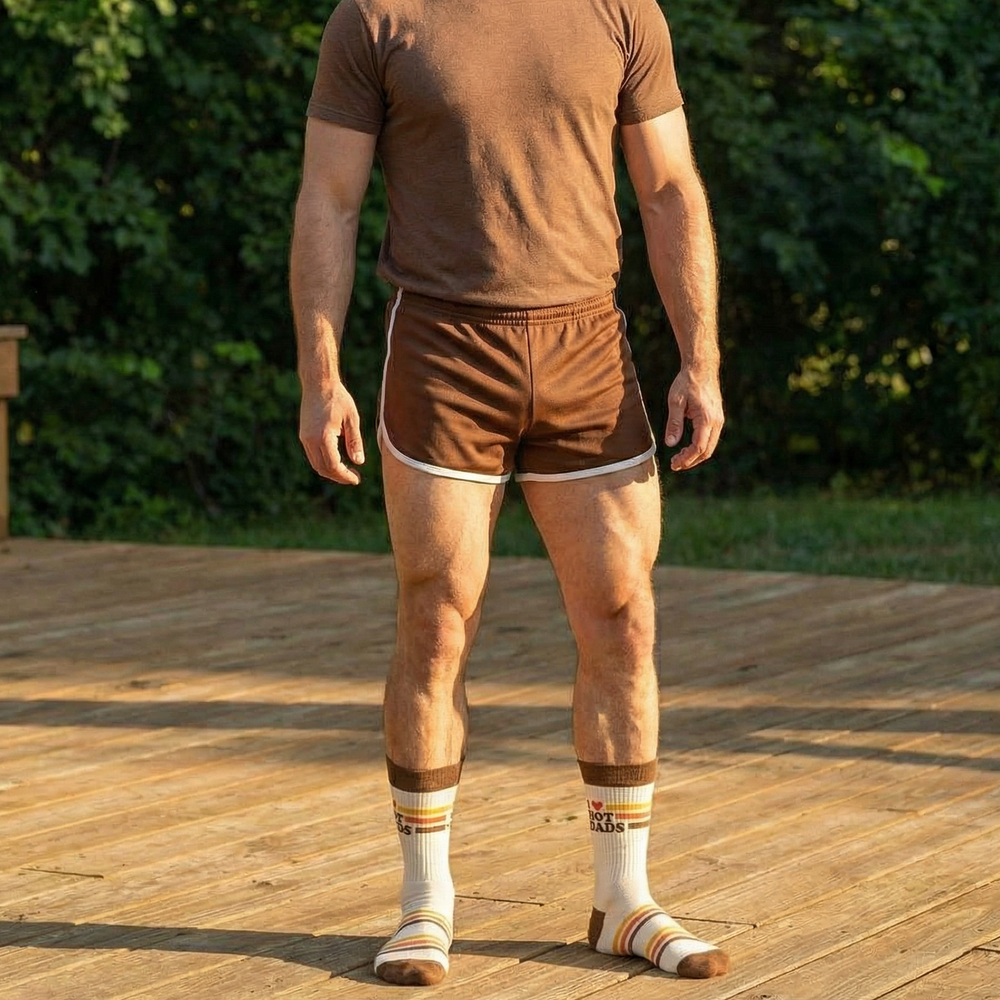 I Love Hot Dads Socks | Retro Funny Socks