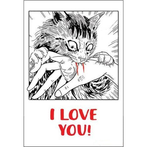 I Love You Cat Funny Magnet | Cute Novelty Fridge Magnet-Ephemera-The Bullish Store