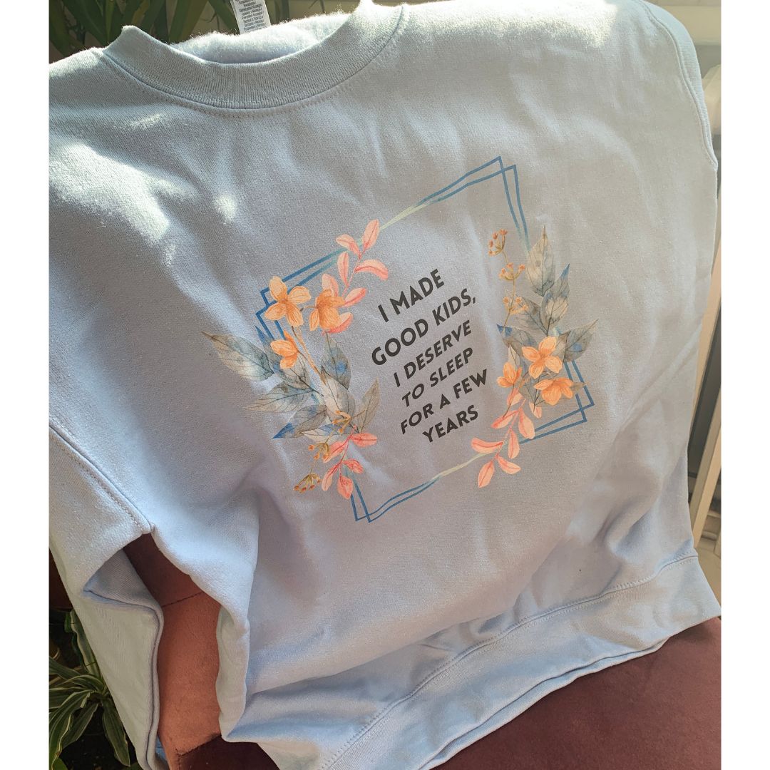 I Made Good Kids I Deserve To Sleep For A Few Years Unisex Heavy Blend™ Crewneck Sweatshirt