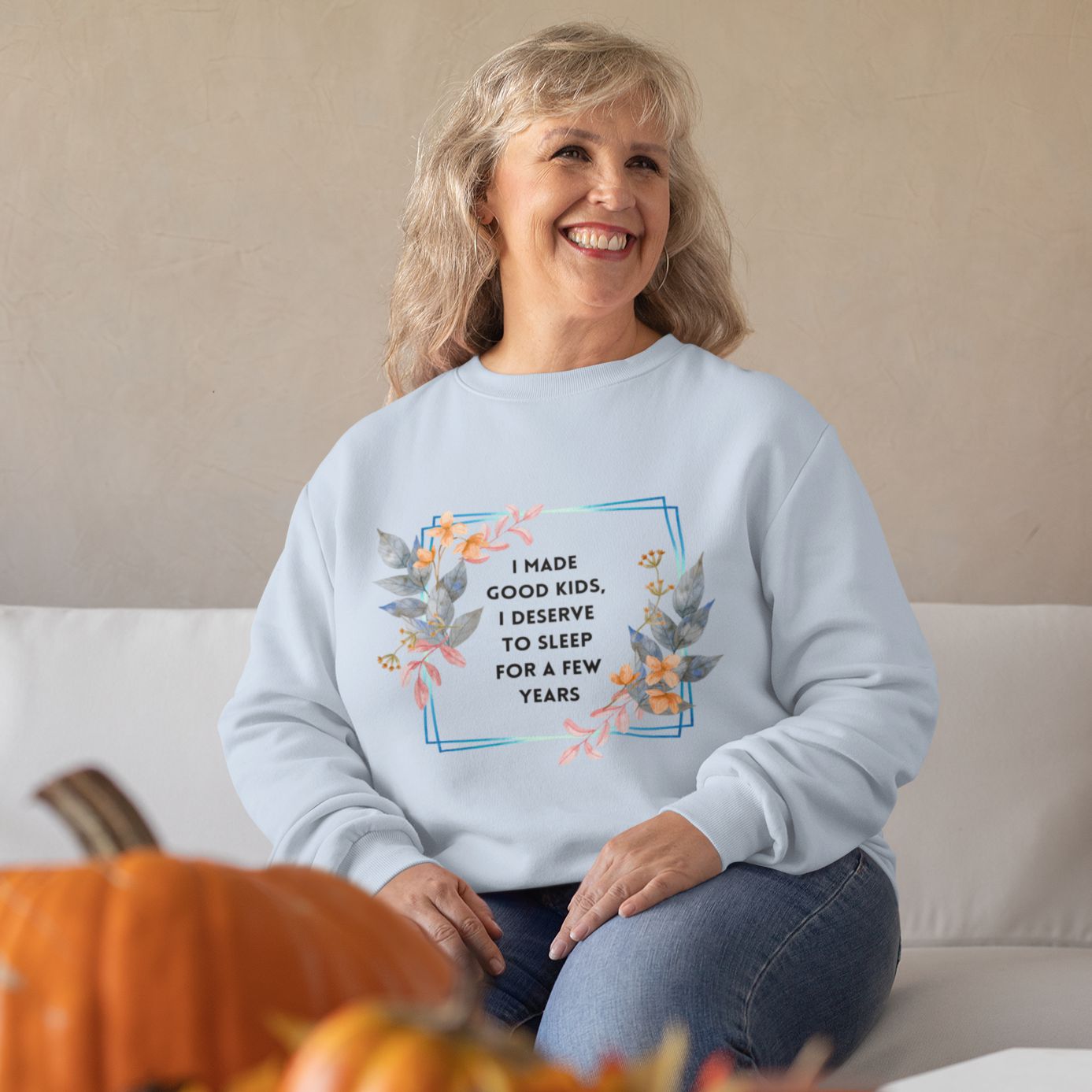 I Made Good Kids I Deserve To Sleep For A Few Years Unisex Heavy Blend™ Crewneck Sweatshirt