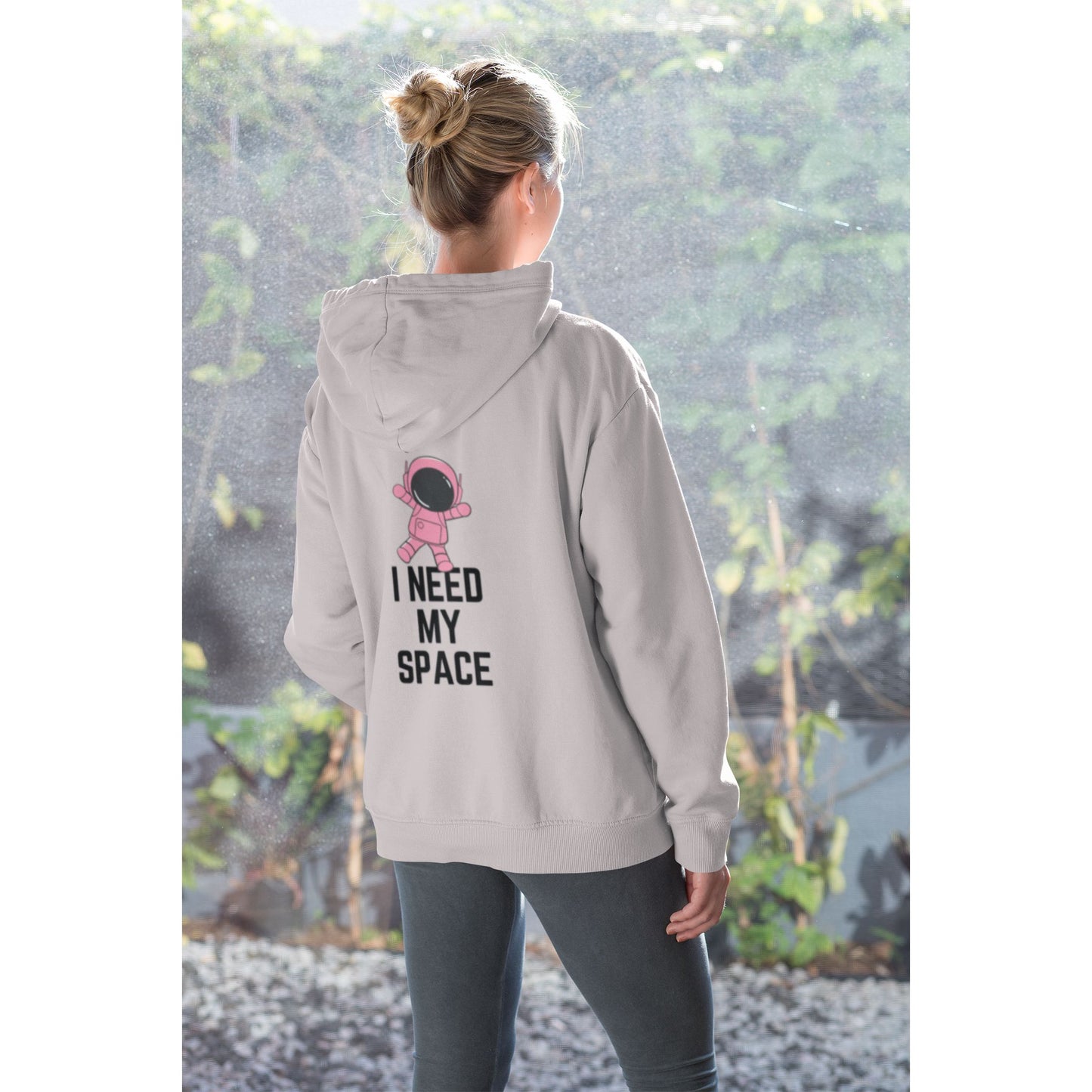 I Need My Space Astronaut Unisex Fleece Hoodie Sizes S-3X