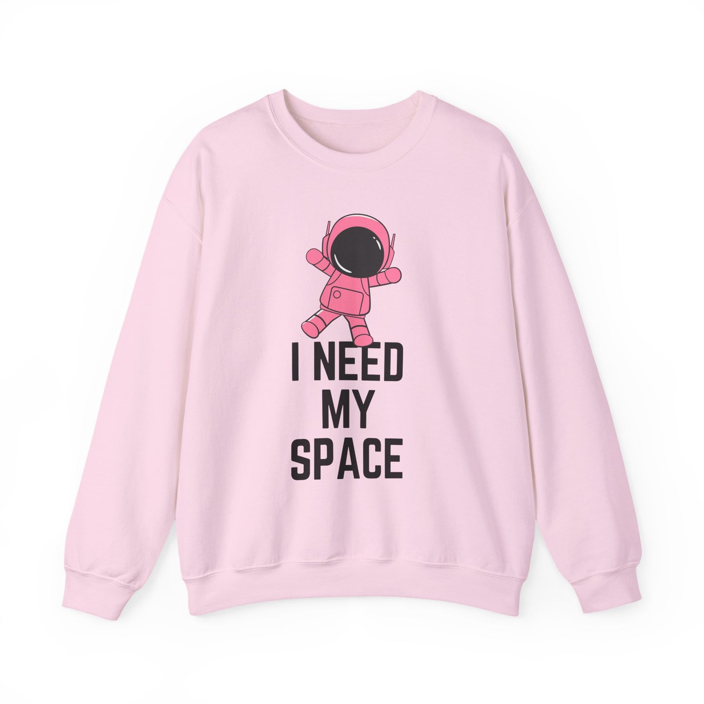 I Need My Space Astronaut Unisex Heavy Blend™ Crewneck Sweatshirt Sizes SM-5XL | Plus Size Available