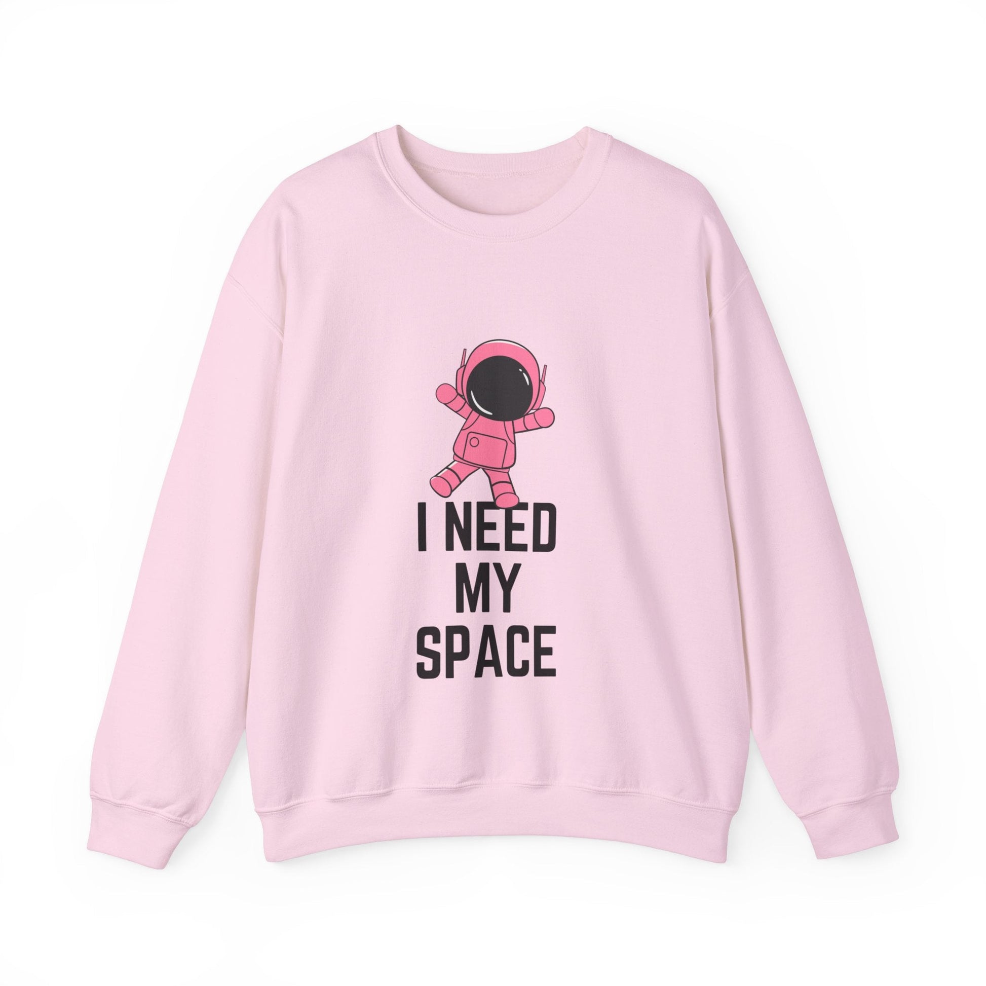 I Need My Space Astronaut Unisex Heavy Blend™ Crewneck Sweatshirt Sizes SM-5XL | Plus Size Available