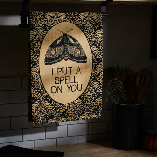 I Put A Spell On You Kitchen Towel | 28" x 28"
