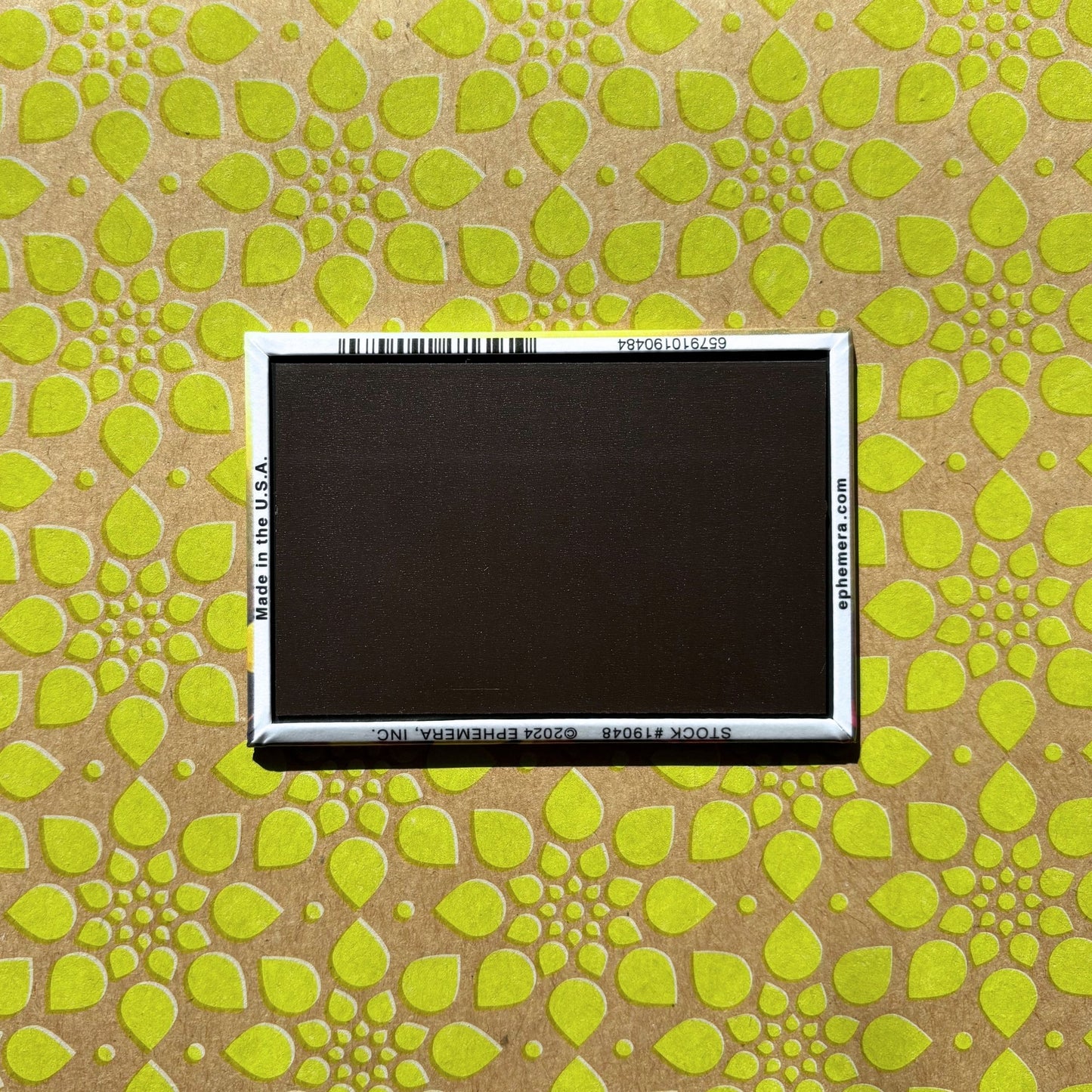 I Will Not Rest Until My Work Is Done or I Get Even Rectangular Magnet | Fridge Office Magnetic Surface Decor