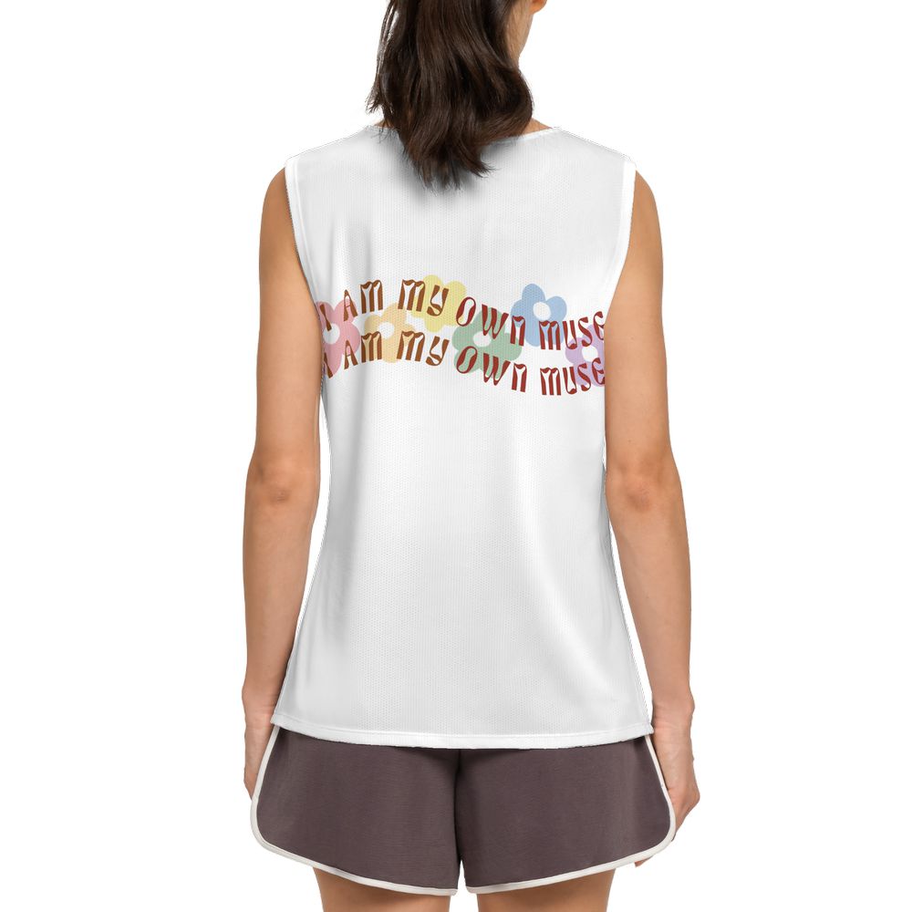 I am My Own Muse Women's Seamless Open Side Tank Top